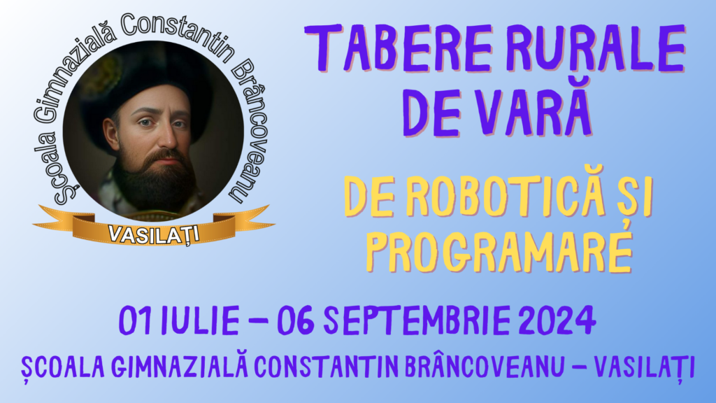 Tabere Rurale de Vară de Robotică și Programare