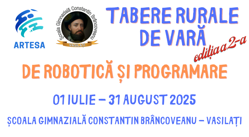 Tabere Rurale de Vară de Robotică și Programare - ediția a II-a